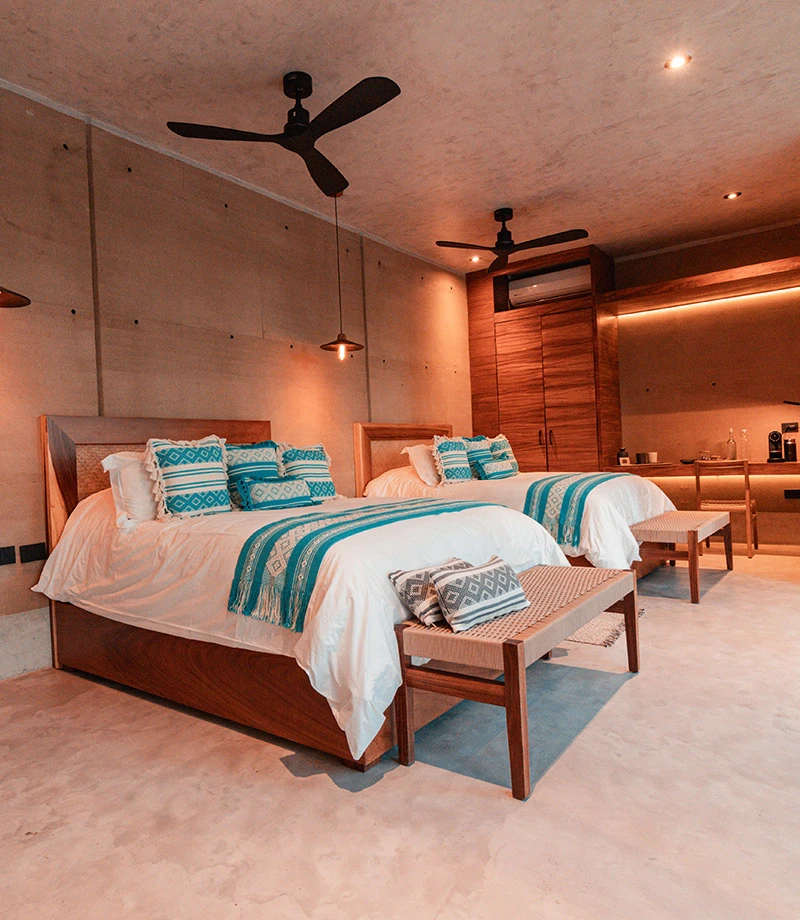 imagen de habitación de hotel en Amet Baja